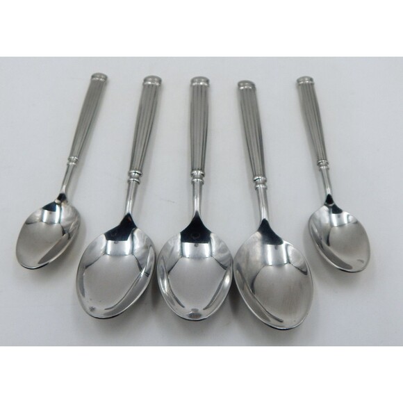 Hampton Silversmiths AVIGNON 2 Stainless Glossy Flatware 3 Soup Spoon 2 Teaspoon - Picture 7 of 9